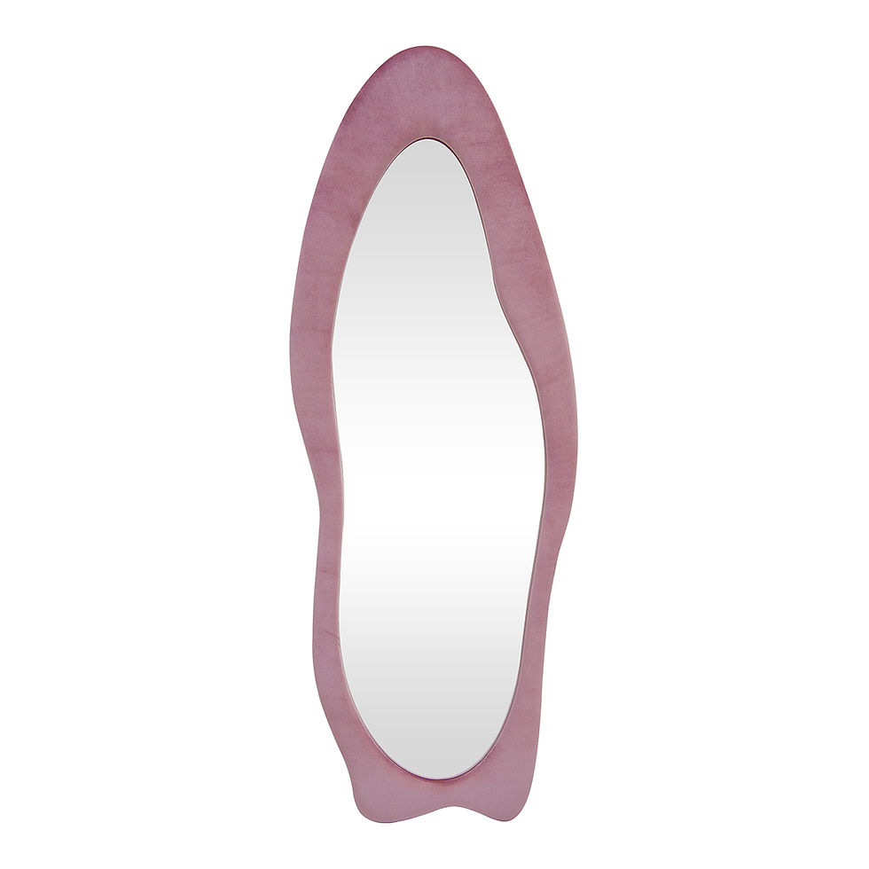 縮圖：Irregular Flannel Full Length Mirror