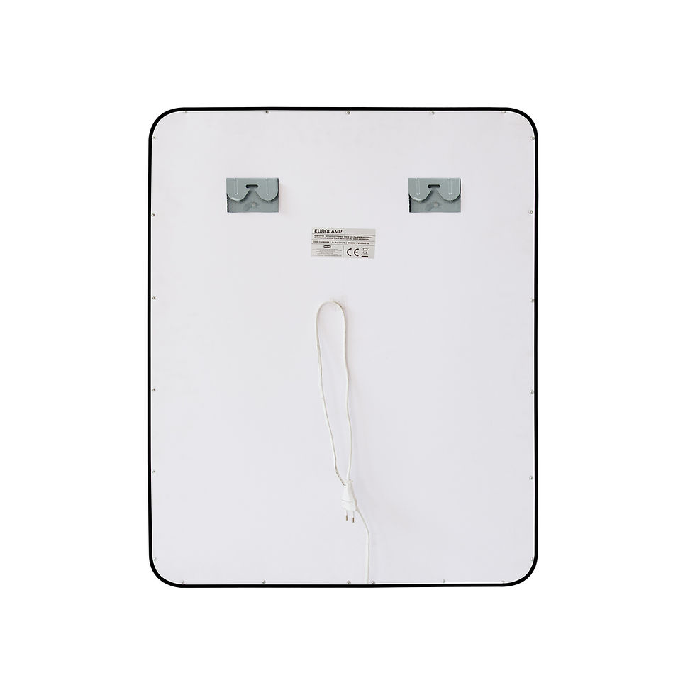 縮圖：Arched aluminum alloy frame LED wall mirror