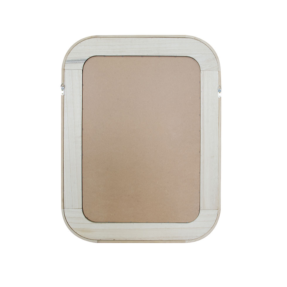 縮圖：Wooden frame WALL mirror