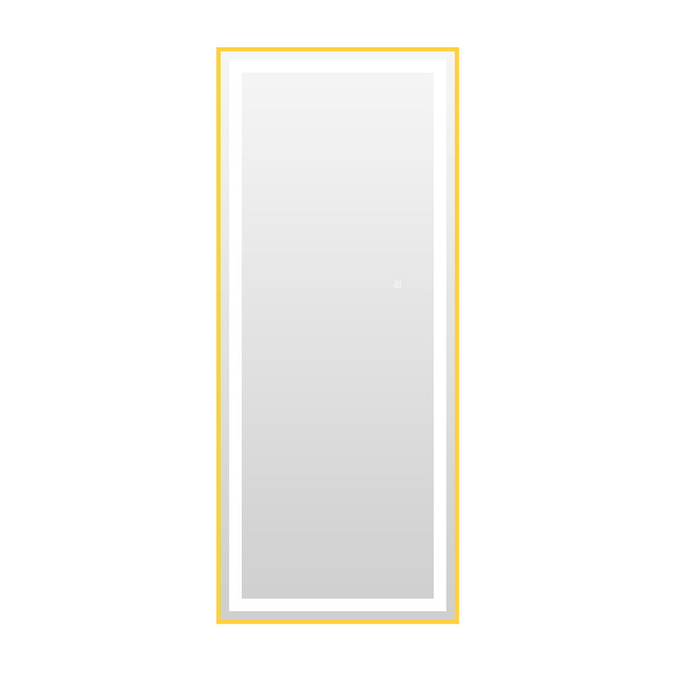 縮圖：Right angle LED full length mirror