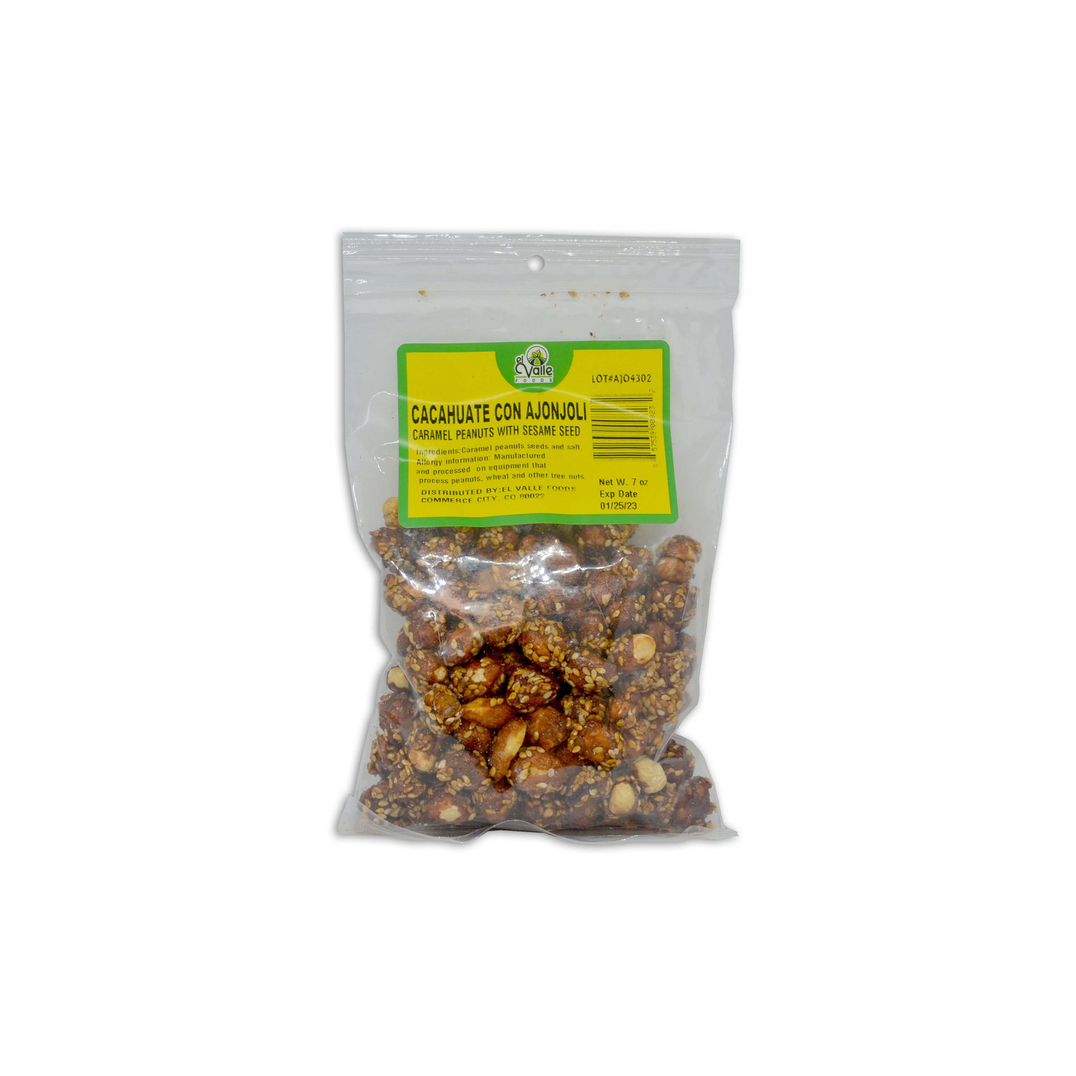 Cacahuate con ajonjoli 7 oz