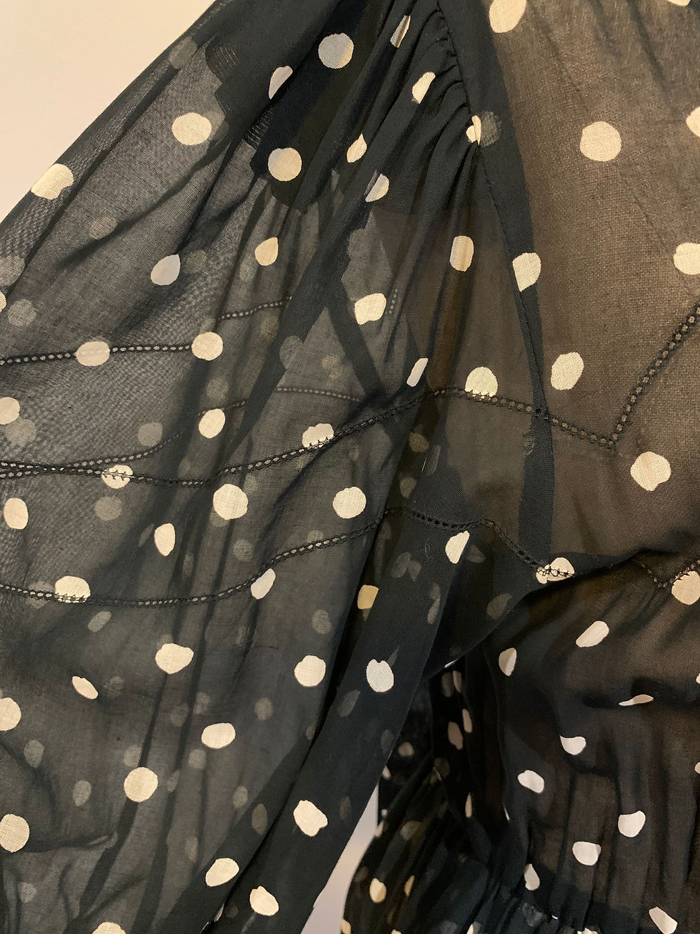 Thumbnail: Vintage Albert Nipon Polka Dot Dress
