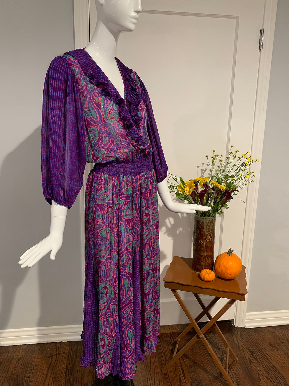Thumbnail: Vintage Diane Freis Dress