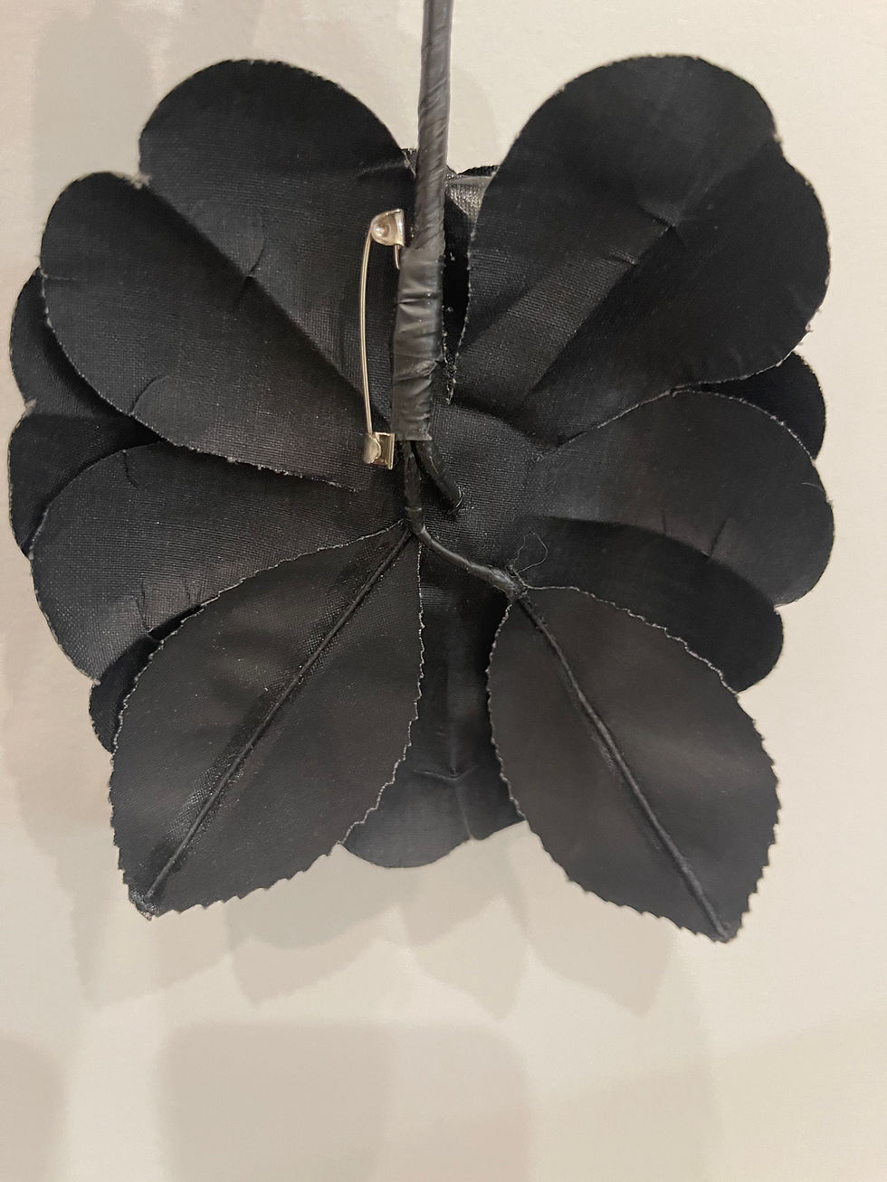 Thumbnail: Chanel Black Camelia Flower Brooch 