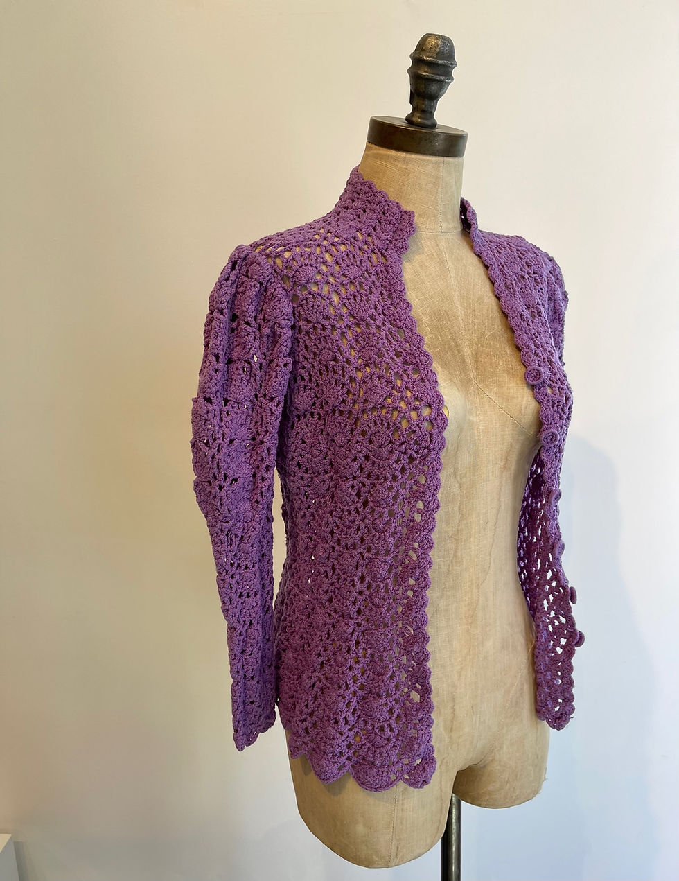 Thumbnail: Vintage Crochet Cardigan 