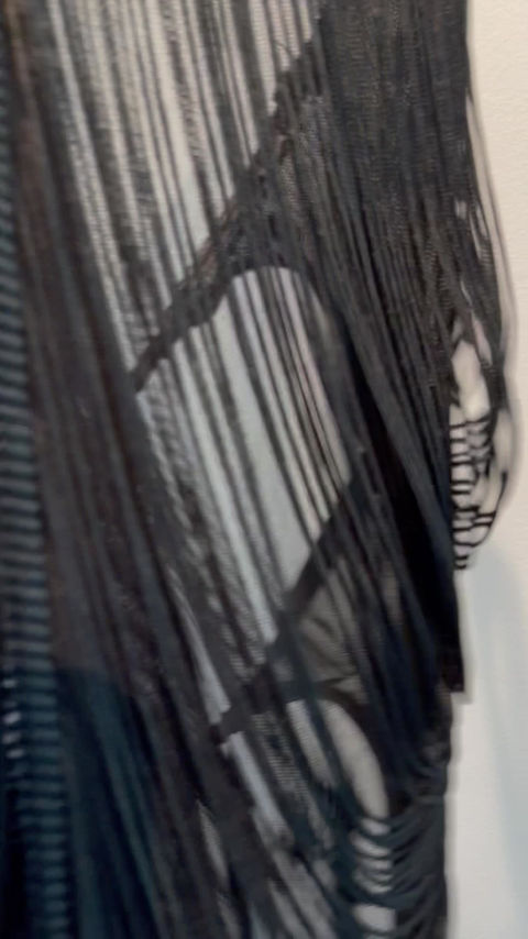 Thumbnail: Silk Loop Fringe Bodysuit 
