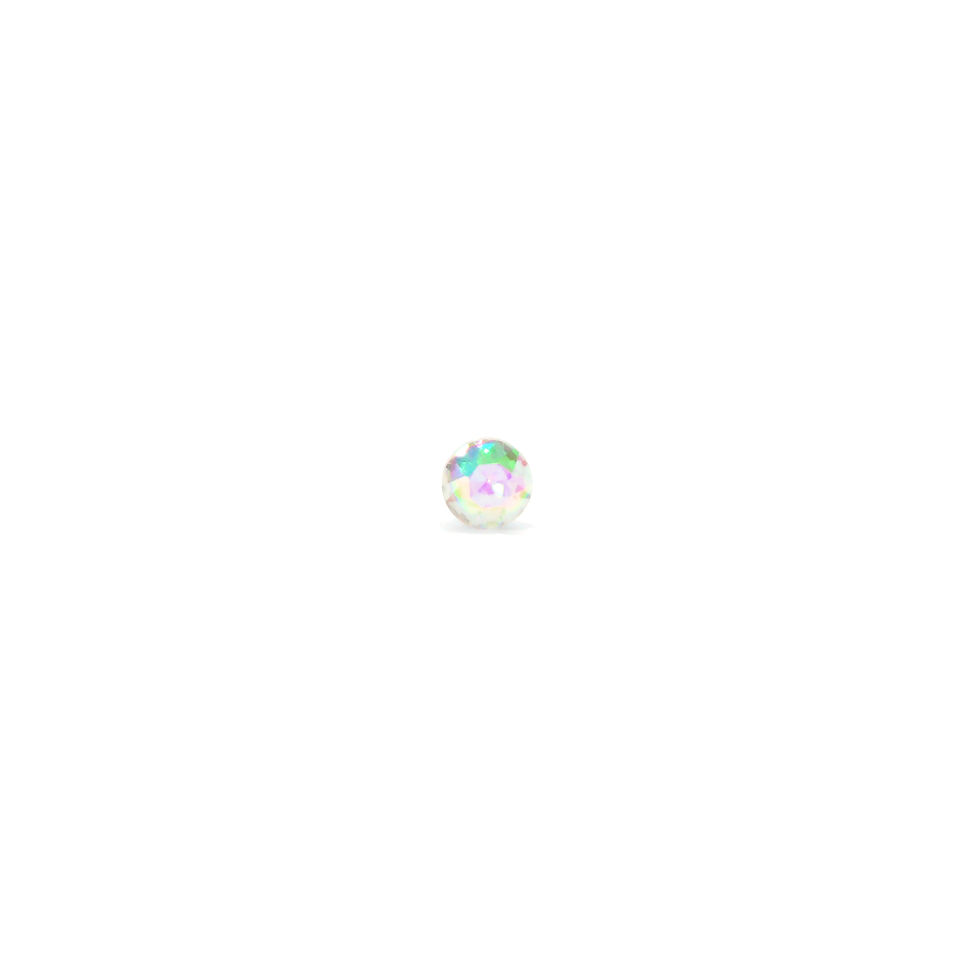 Thumbnail: Light pink/purple circle zircon bar ball earrings