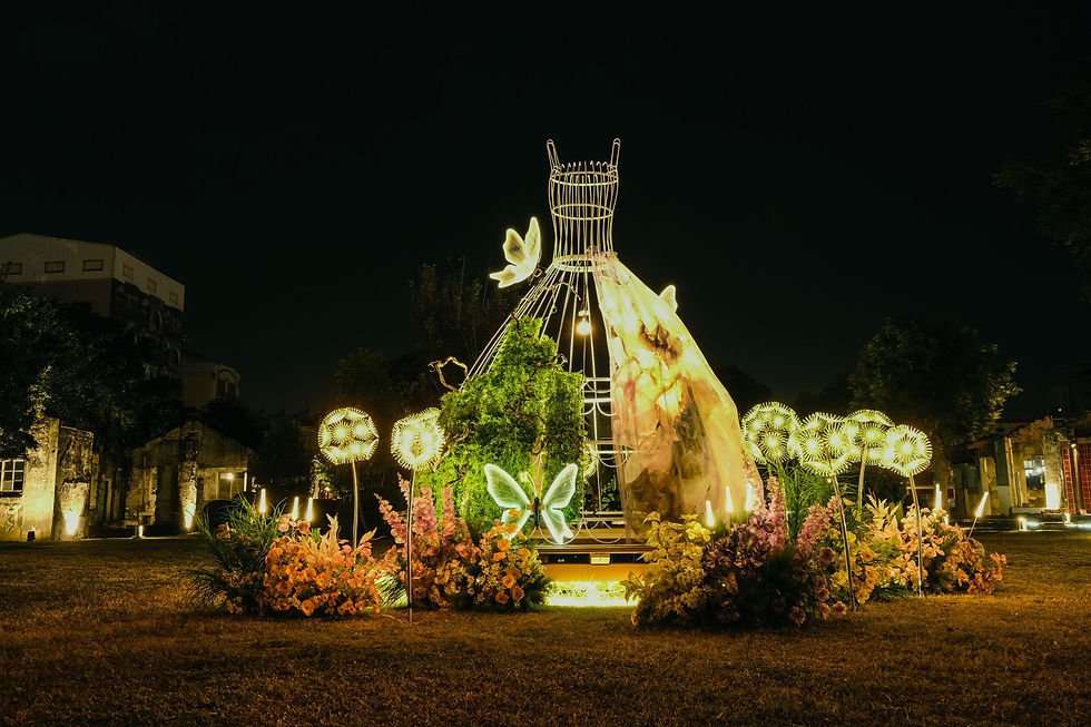 勝利星村遺構公園「花仙子的衣裳」