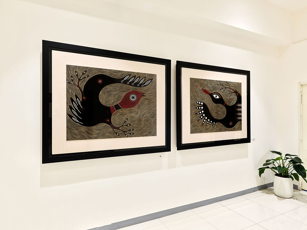 屏東原住民藝術家伊誕 巴瓦瓦隆的創作