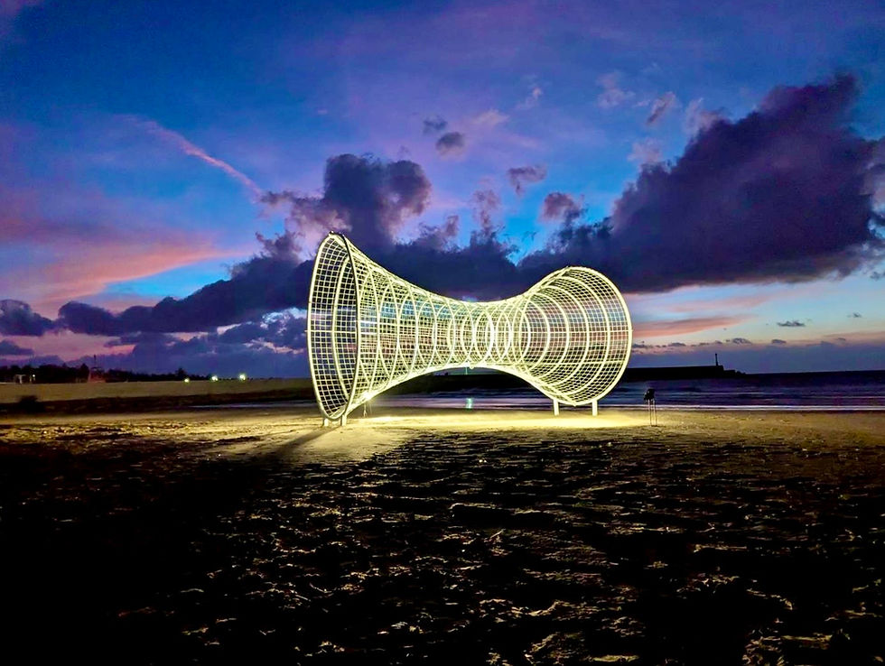 2025落山風藝術季-風的容器-鄭元東(沙灘展區)