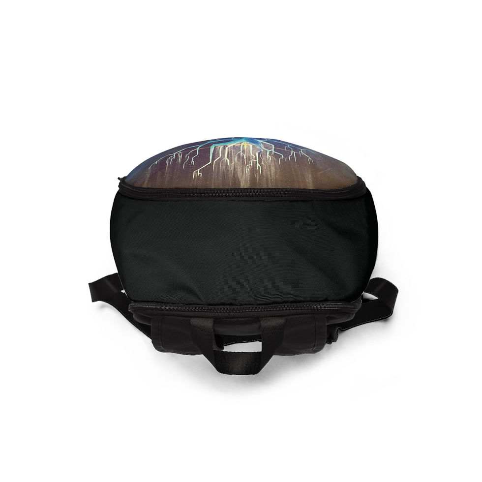 Miniature : Artist Designed Blue Inner World Tree Backpack
