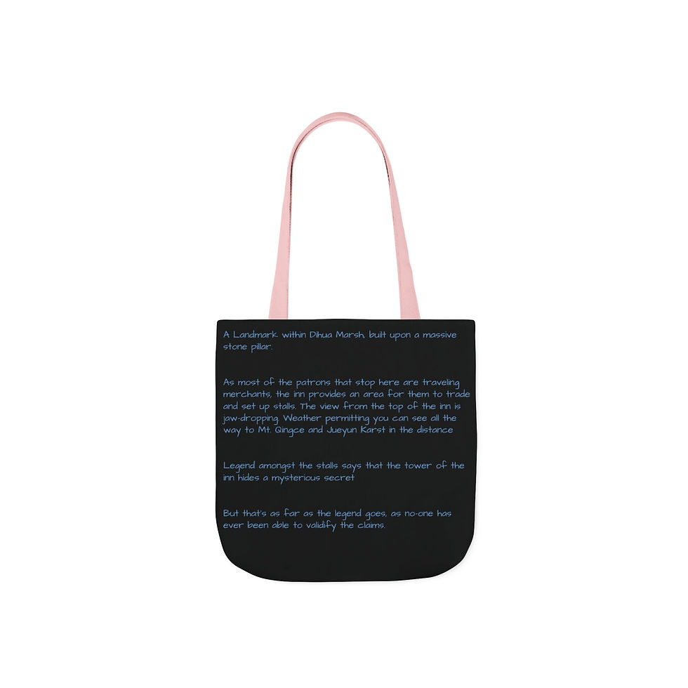 Miniature : Artist Designed Wangshu Inn at Night Tote Bag