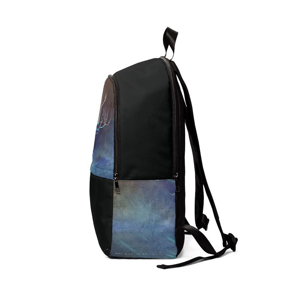 Miniature : Artist Designed Blue Inner World Tree Backpack