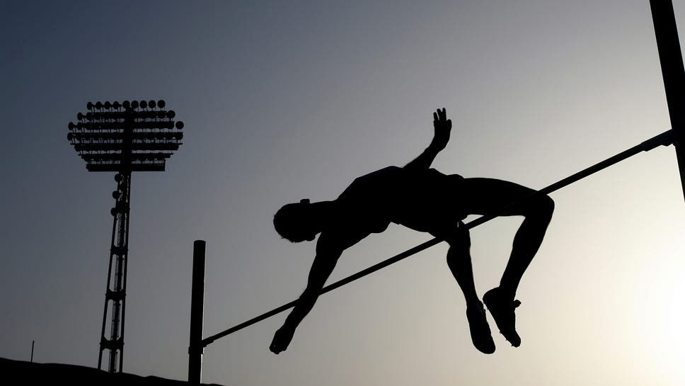 BSC X COOP athlete high jumping