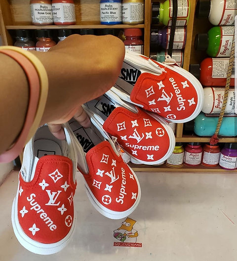 supreme vans kids