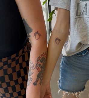 fine line tattoos by Desiree