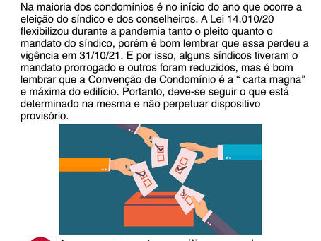 O Mandato do Síndico foi Prorrogado com a Lei 14.010/20?