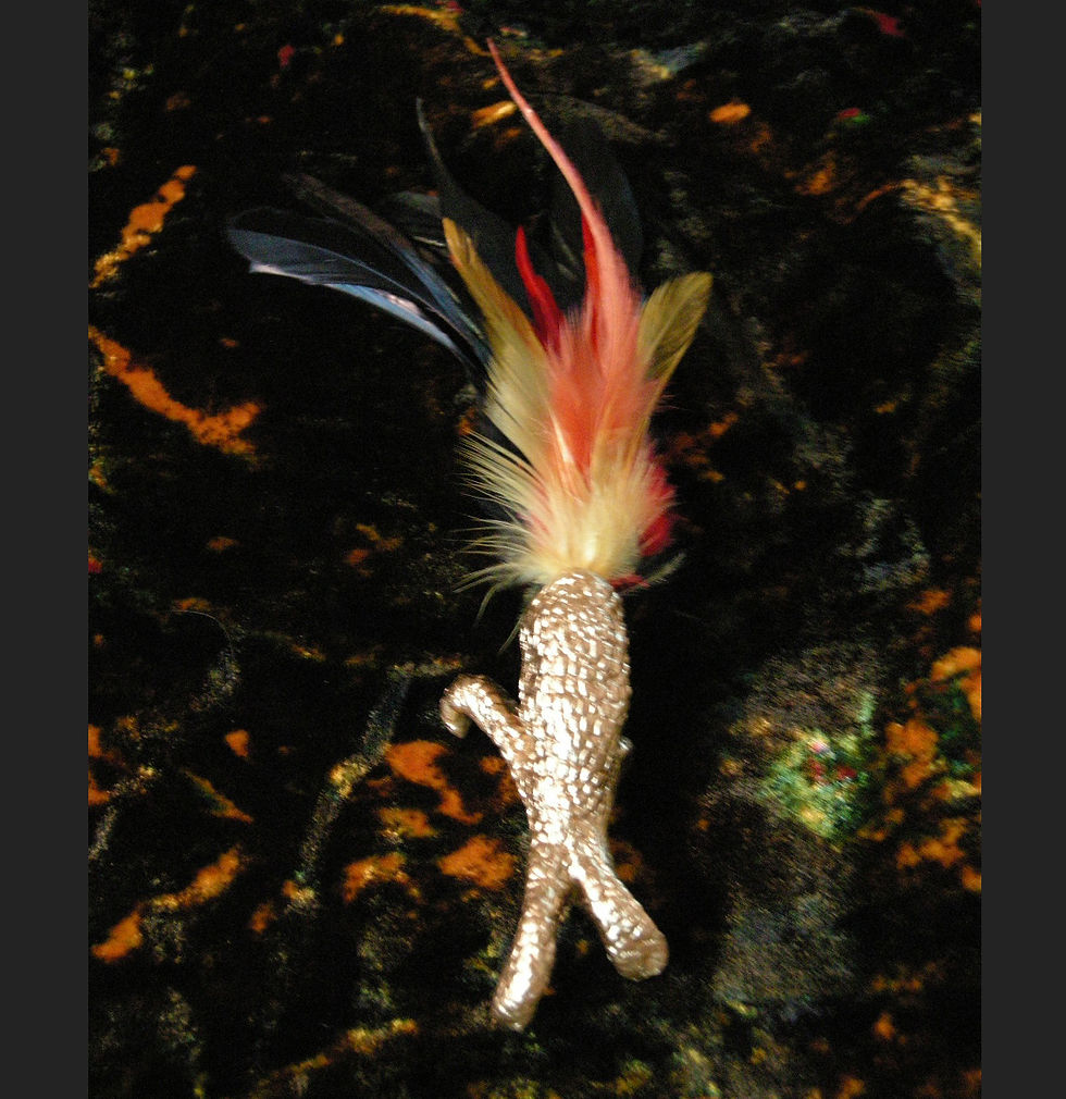 Parrot Foot brooch