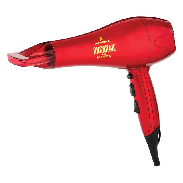 Lee Stafford Blow Dry Faster & Nourish 2200W AC Ionic Hair Dryer - Salon Quality - Moroccan Oil