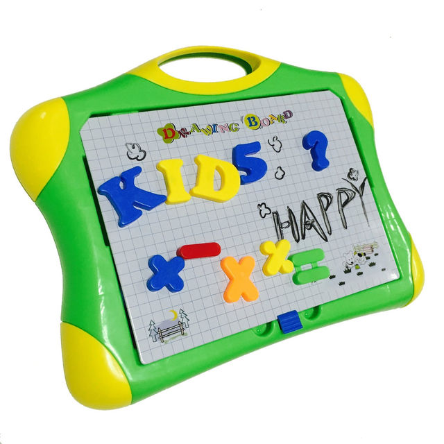 Magnetic Alphabet Letters and Numbers Drawing Writing Board Doodle Sketch for Kids above 3 Years Old