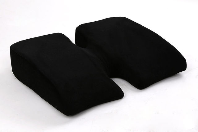 LoveHome Coccyx Orthopedic Comfort Memory Foam Seat Cushion-H shape seat cushion (Black)