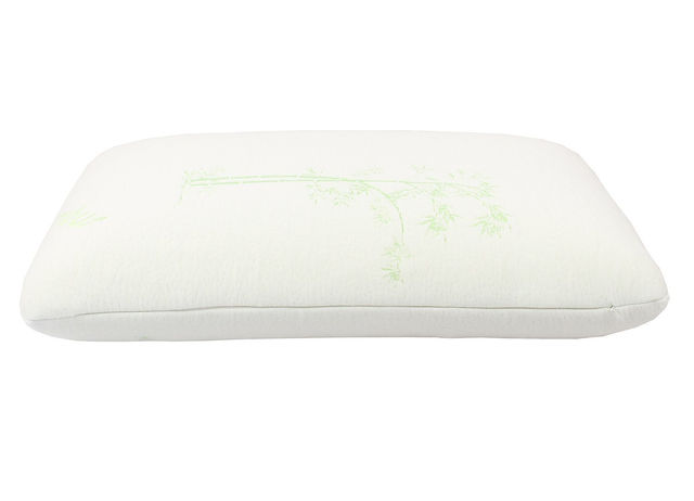 LoveHome Memory Foam Bed Pillow - Removable Hypoallergenic Bamboo Cover--Standard (Standard) (23.6&#
