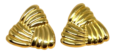 Triangular Shell Studs earrings