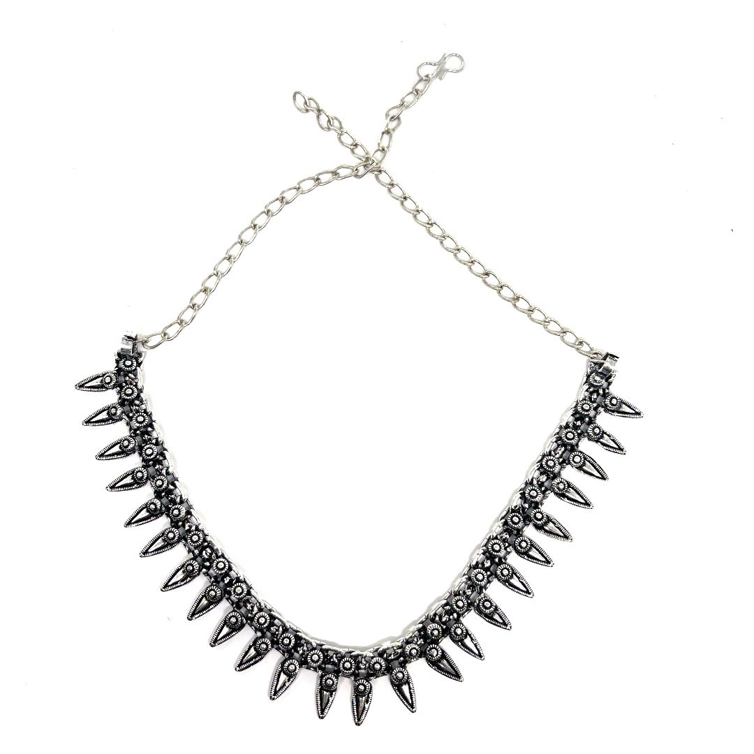 Oxidised necklace
