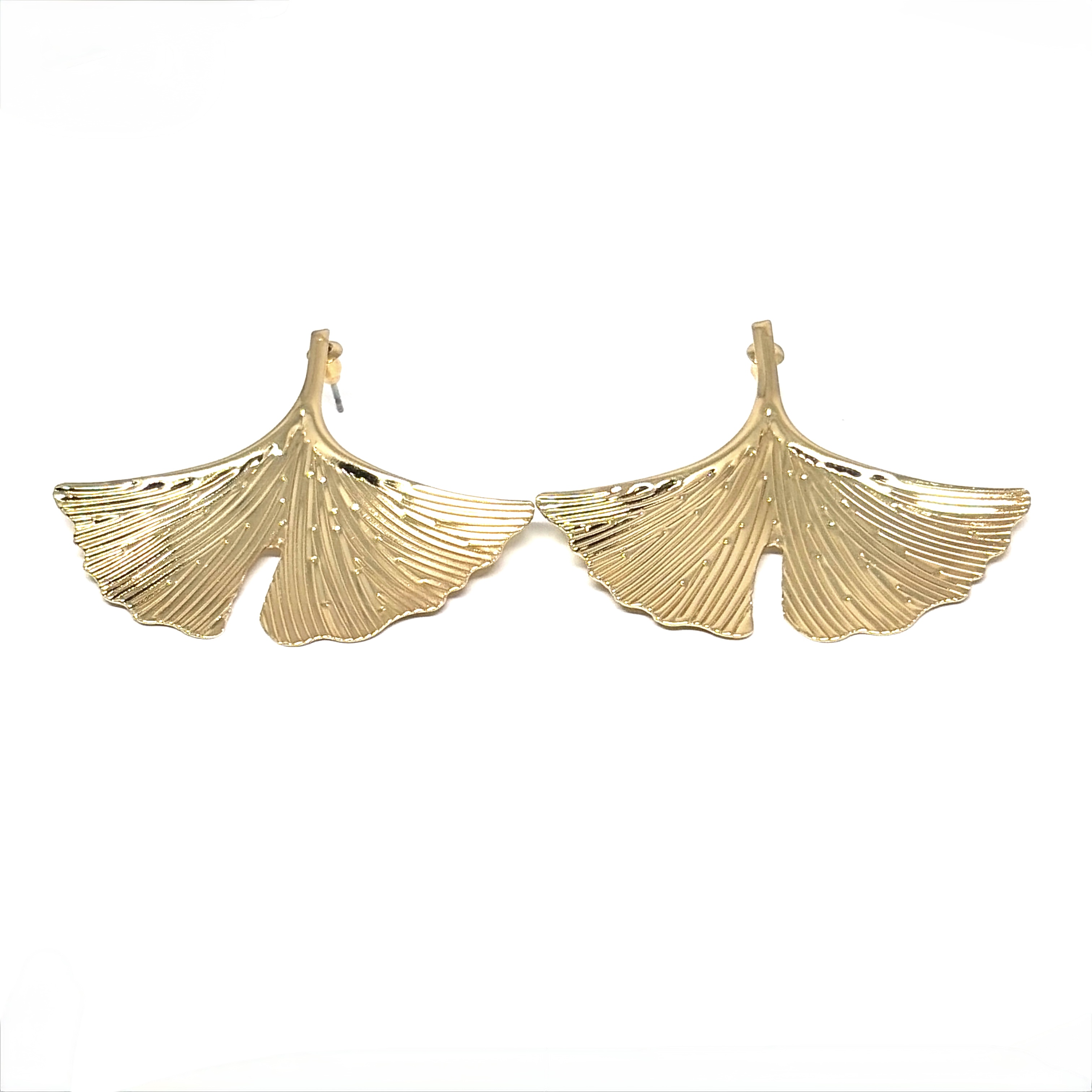 Gold Plated-Petal earrings