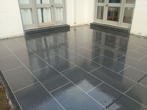polyaspartic garage floor coating providing durable glossy finish NZ