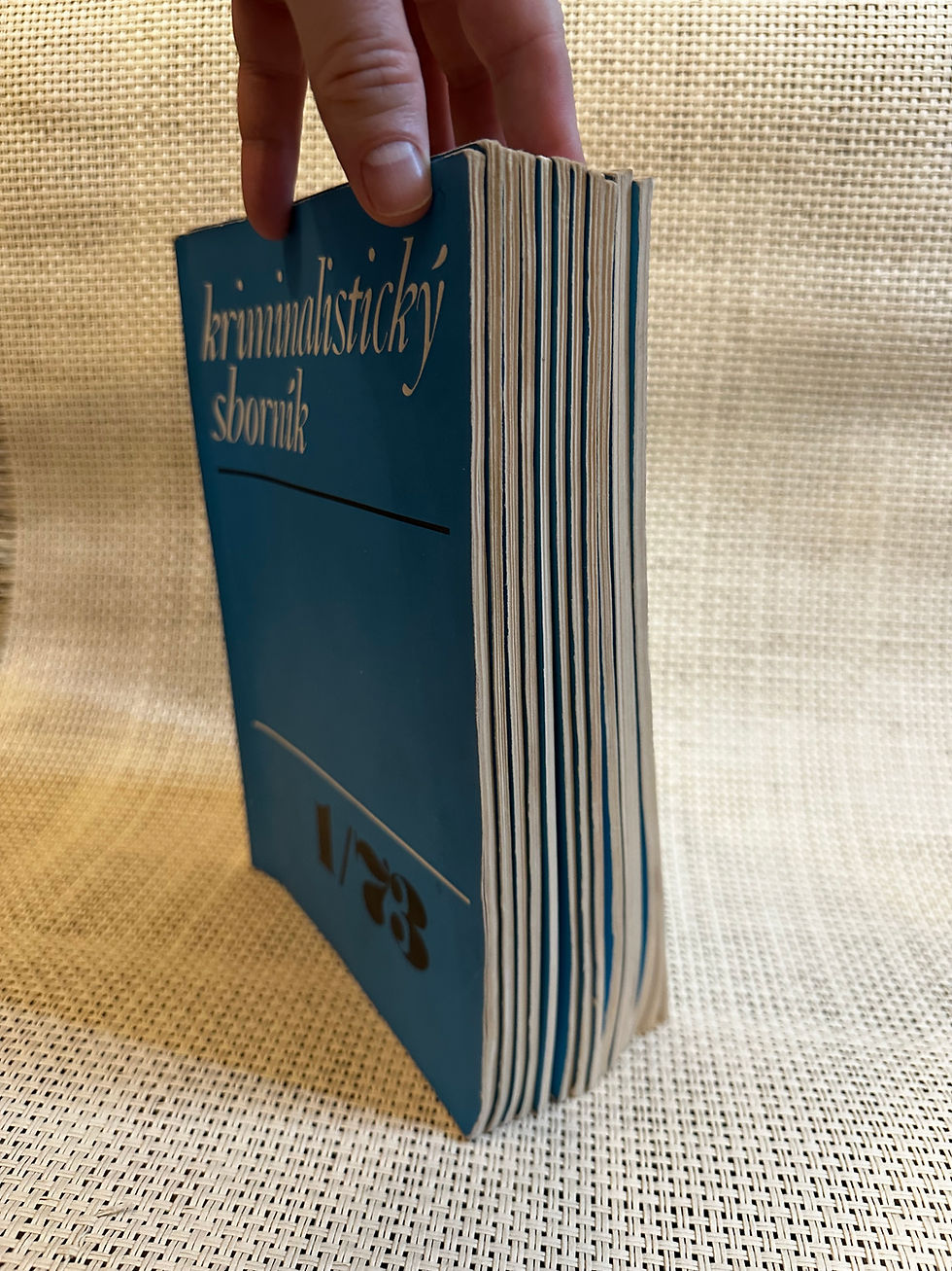 Miniatura: Kriminalistický sborník 1973