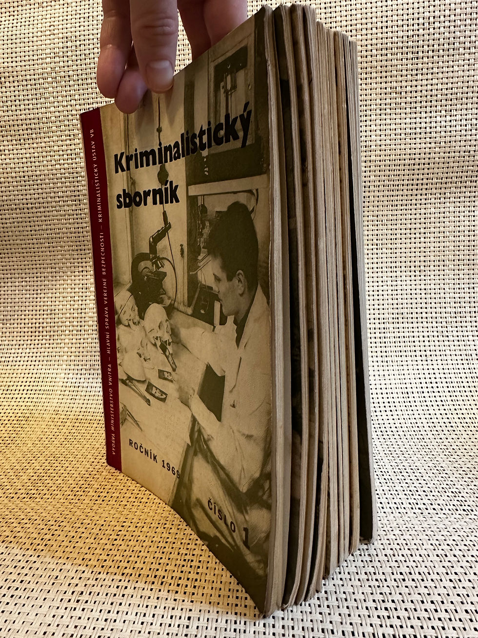 Miniatura: Kriminalistický sborník 1969
