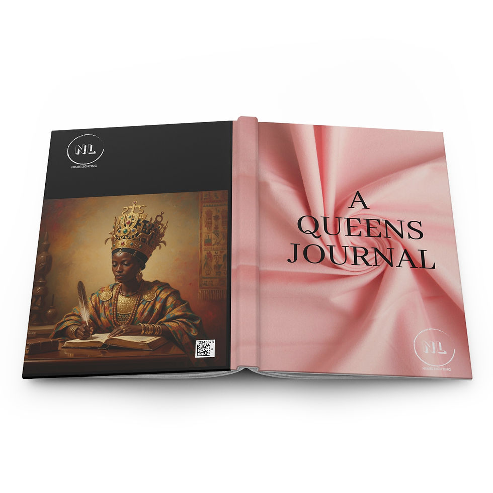 African Queen's Hardcover Journal - Inspirational Writing Notebook