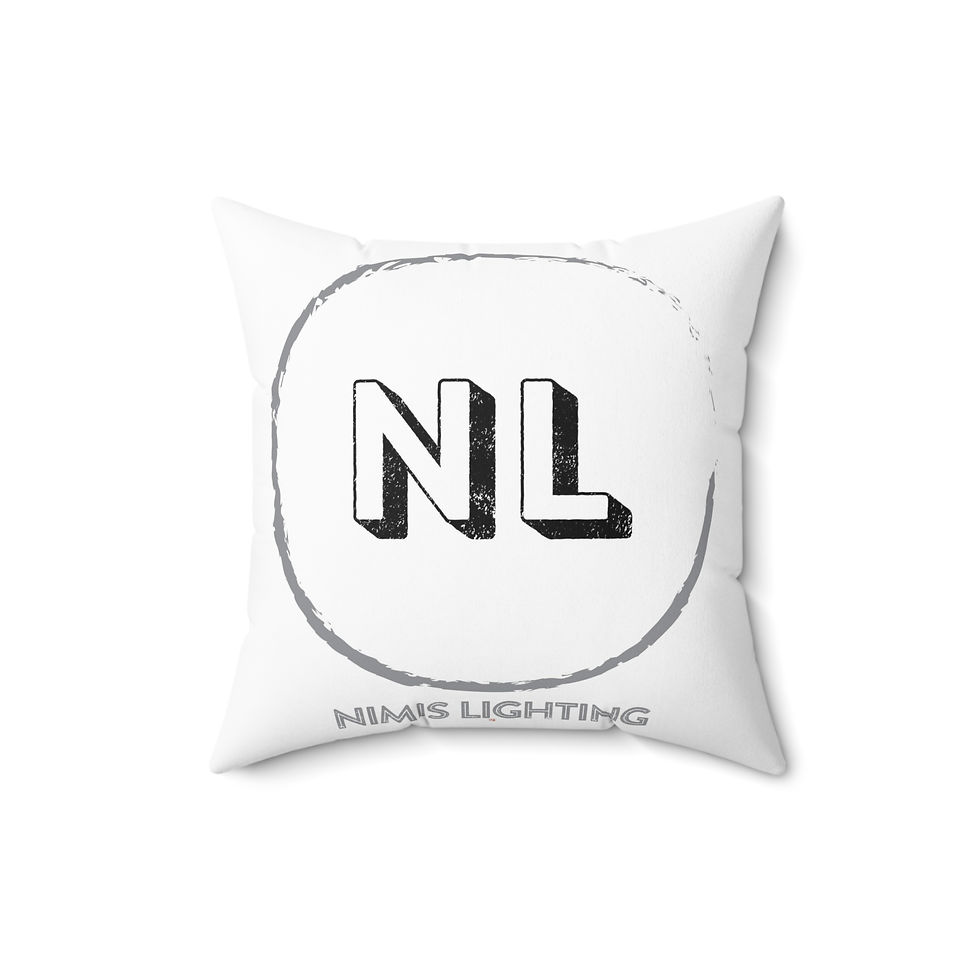 Thumbnail: White NL Spun Polyester Square Pillow
