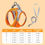 Thumbnail: Adjustable Puppy Harness & Leash Set