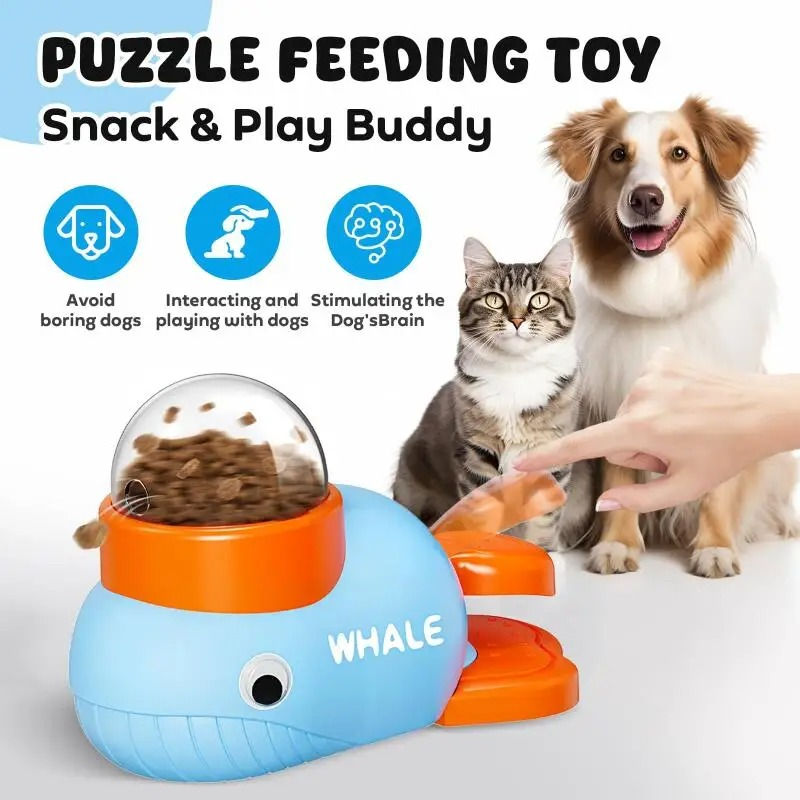 Thumbnail: Interactive Slow-Feed Treat Dispenser Toy for Dogs & Cats