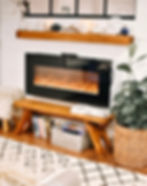 hygge, cosy, fireplace, living room