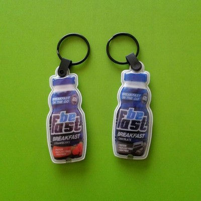 Thumbnail: Custom Full Color Imprinted Plastic LED Keychain