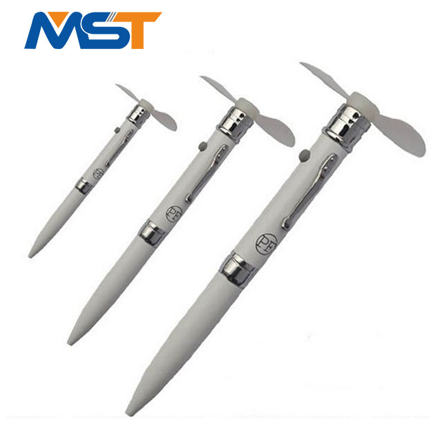 Thumbnail: metal pen with fan