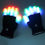 Thumbnail: led colorful rave gloves