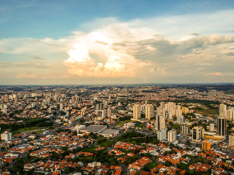 Foto aérea da cidade de Sorocaba (SP).
