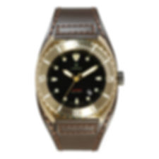 Zhuke Black Leather strap