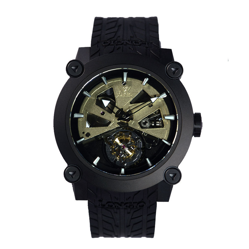 Longio X-Racer Tourbillon Watch - Luxury Watches for men - Gold 2024