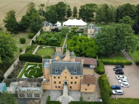 marquee wedding at stately home