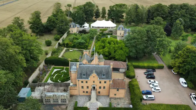 marquee wedding at stately home