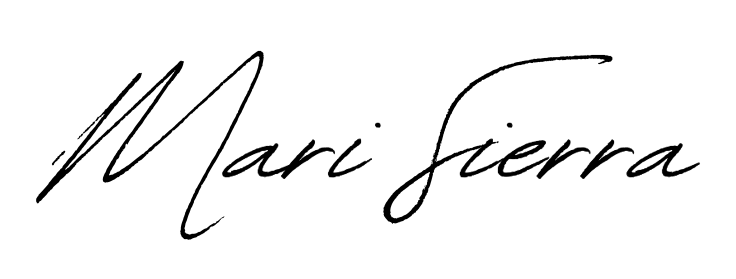 mari sierra escrito a mão