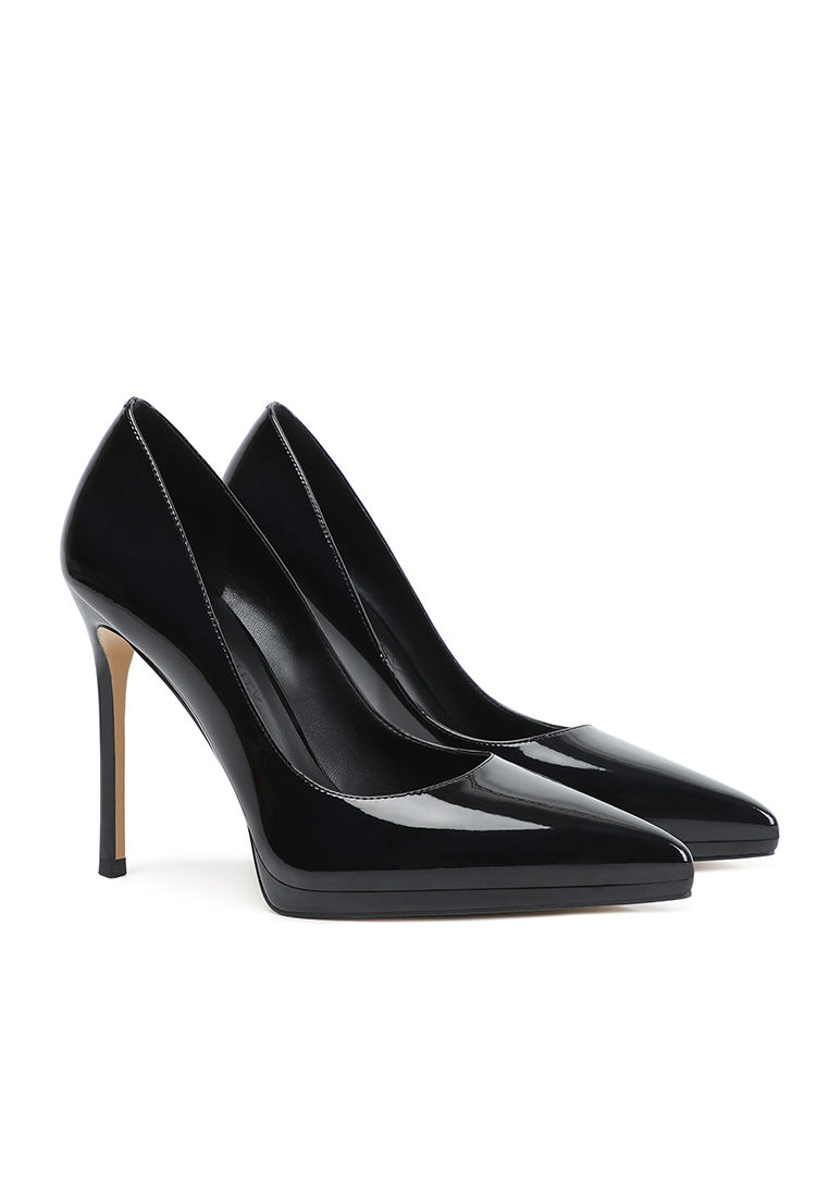 Thumbnail: 12CM Patent Leather Pointed High Heel Shoes HZL520