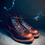 Thumbnail: Vintage Oil Wax Cowhide Martin Boots GZ26798