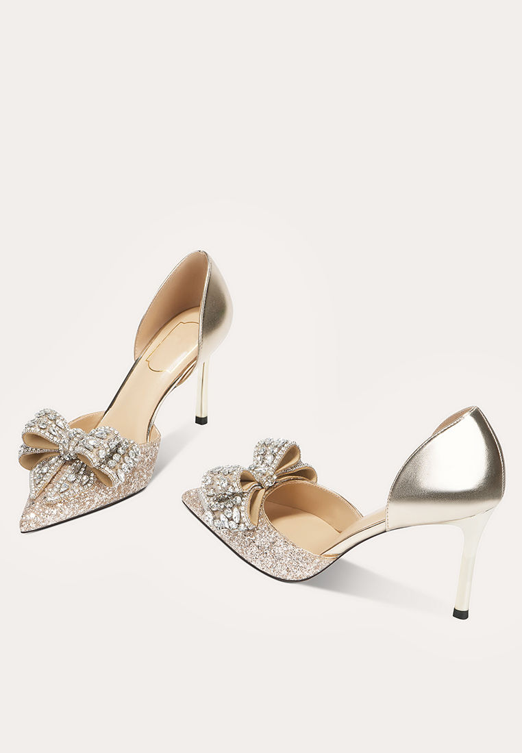 Thumbnail: 8CM Bowknot D'Orsay High Heels PX708-67-1