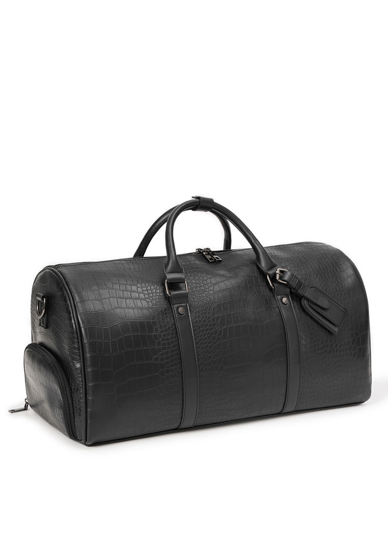 Thumbnail: Crocodile Texture Faux Leather Duffel Bags ET3719